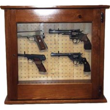 #620 Pine Pistol Cabinet